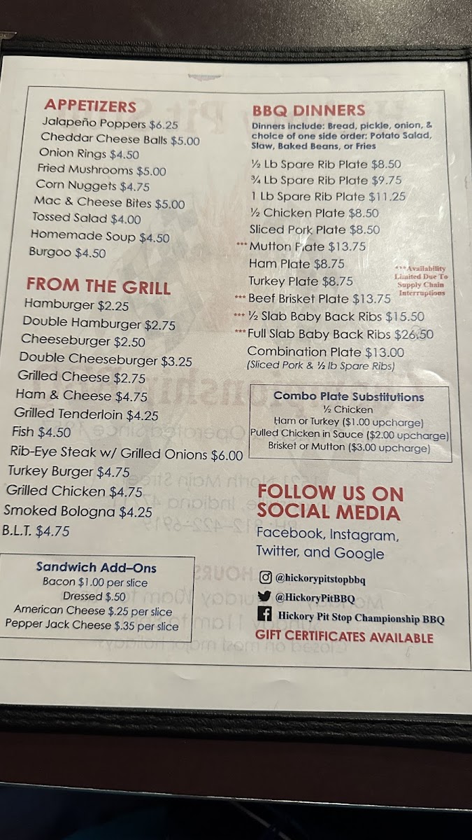 Hickory Pit Stop BBQ - 3