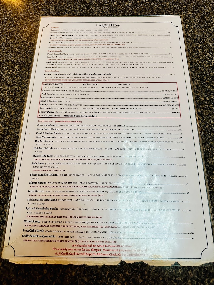 Carmelita's Méxican Restaurant - 1
