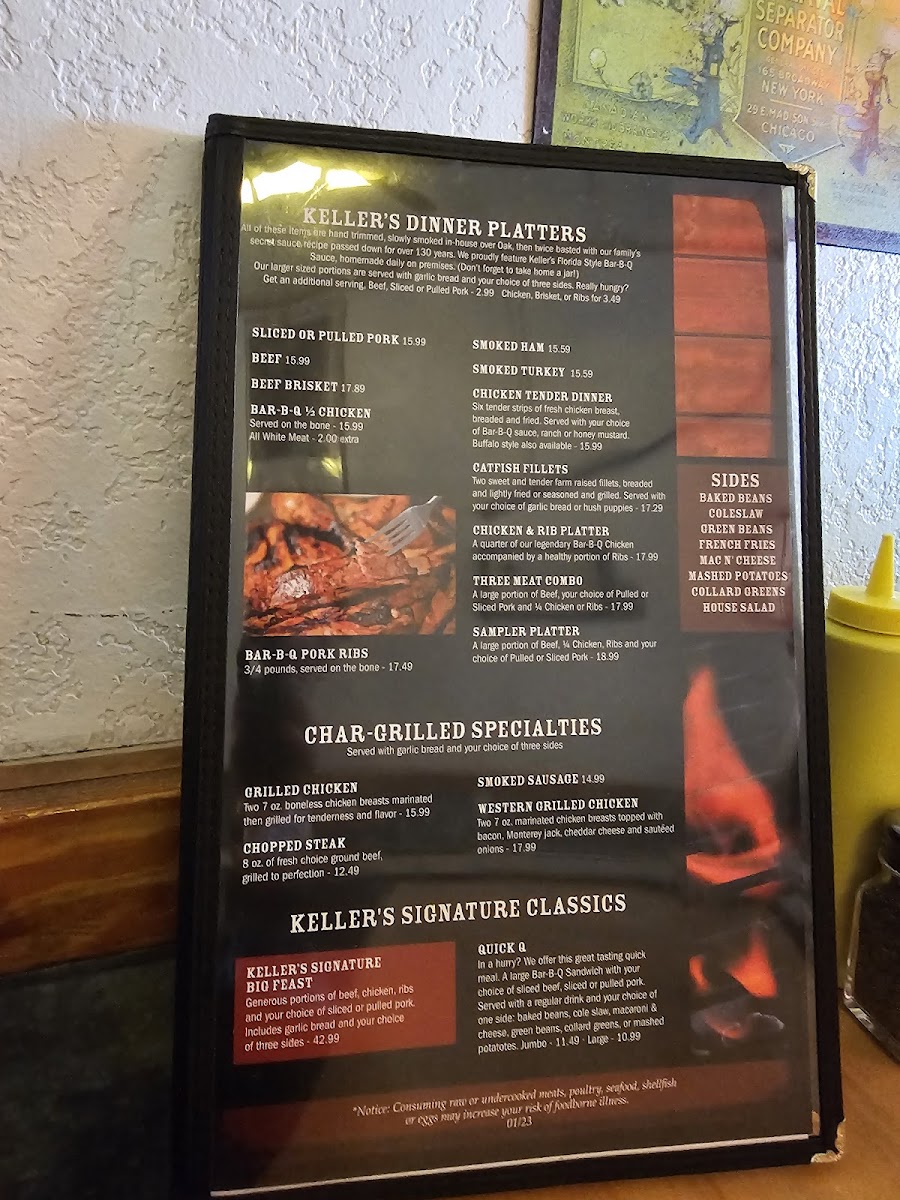 Keller's Real Smoked Bar-B-Q Lake Mary - 3