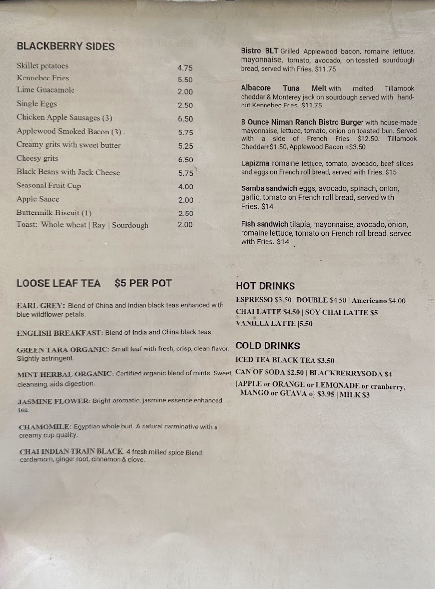 Blackberry Bistro - 1