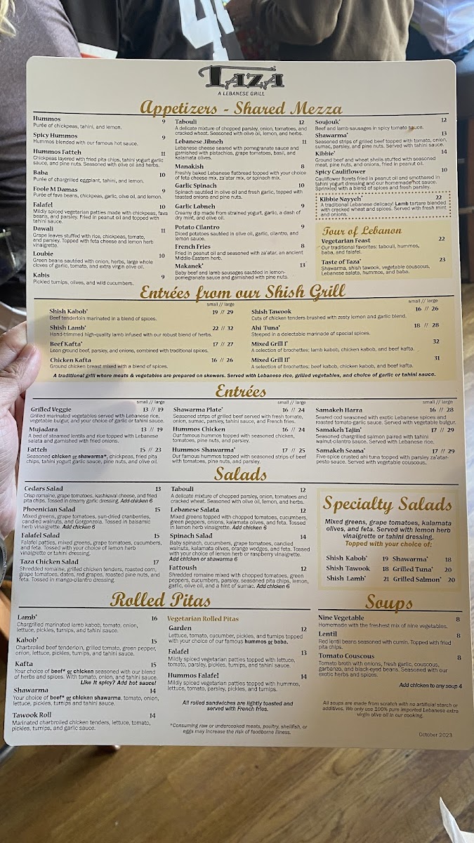 Taza - a Lebanese Grill - 1