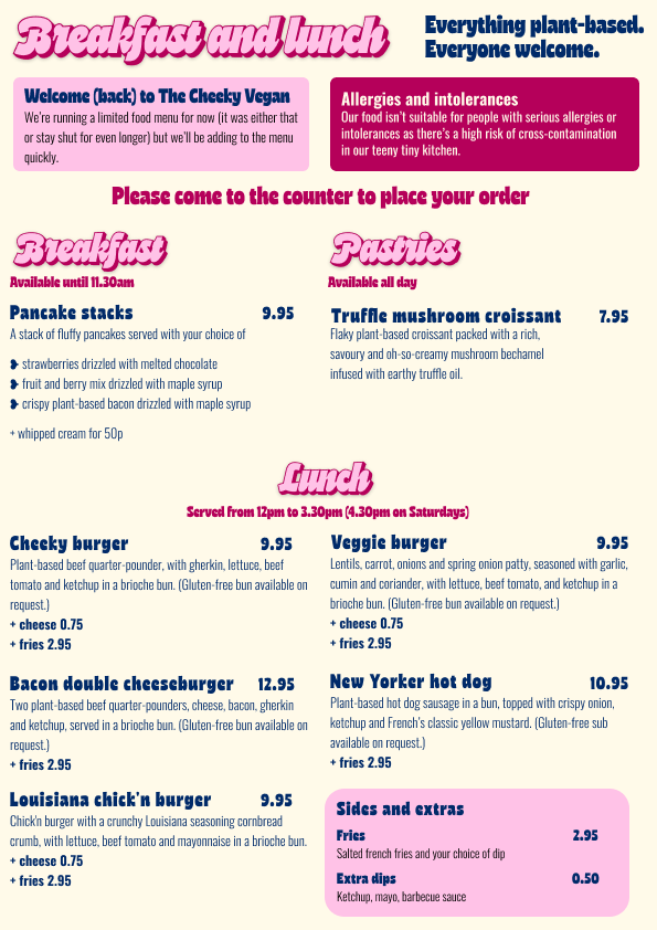 The Cheeky Vegan - 1