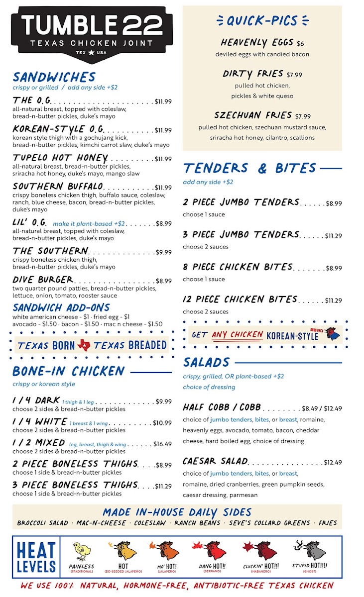 Tumble 22 - Texas Chicken Joint - 1