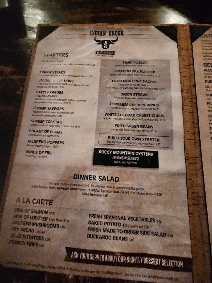 Indian Creek Steakhouse - 10