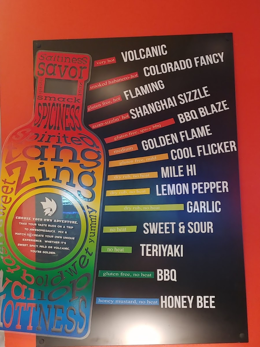 Golden Flame Hot Wings - 10