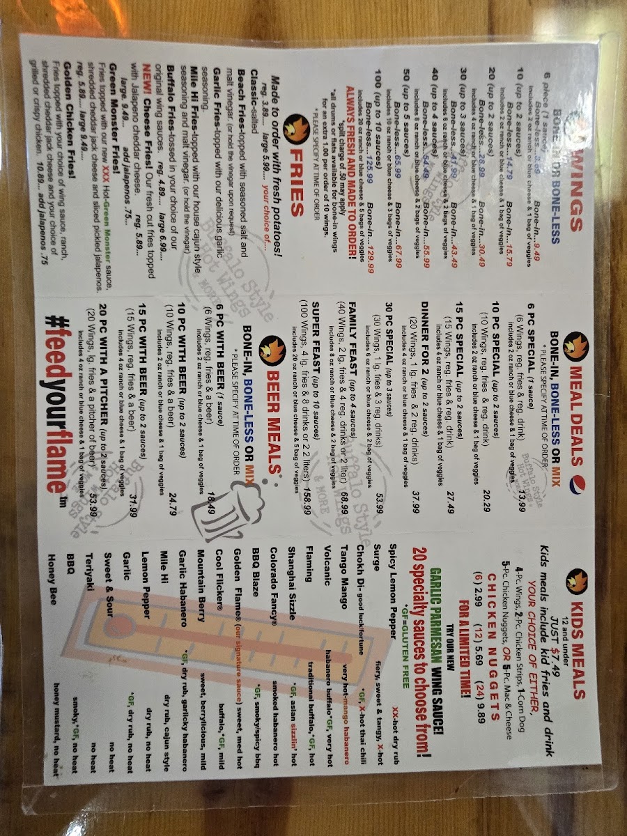 Golden Flame Hot Wings - 7