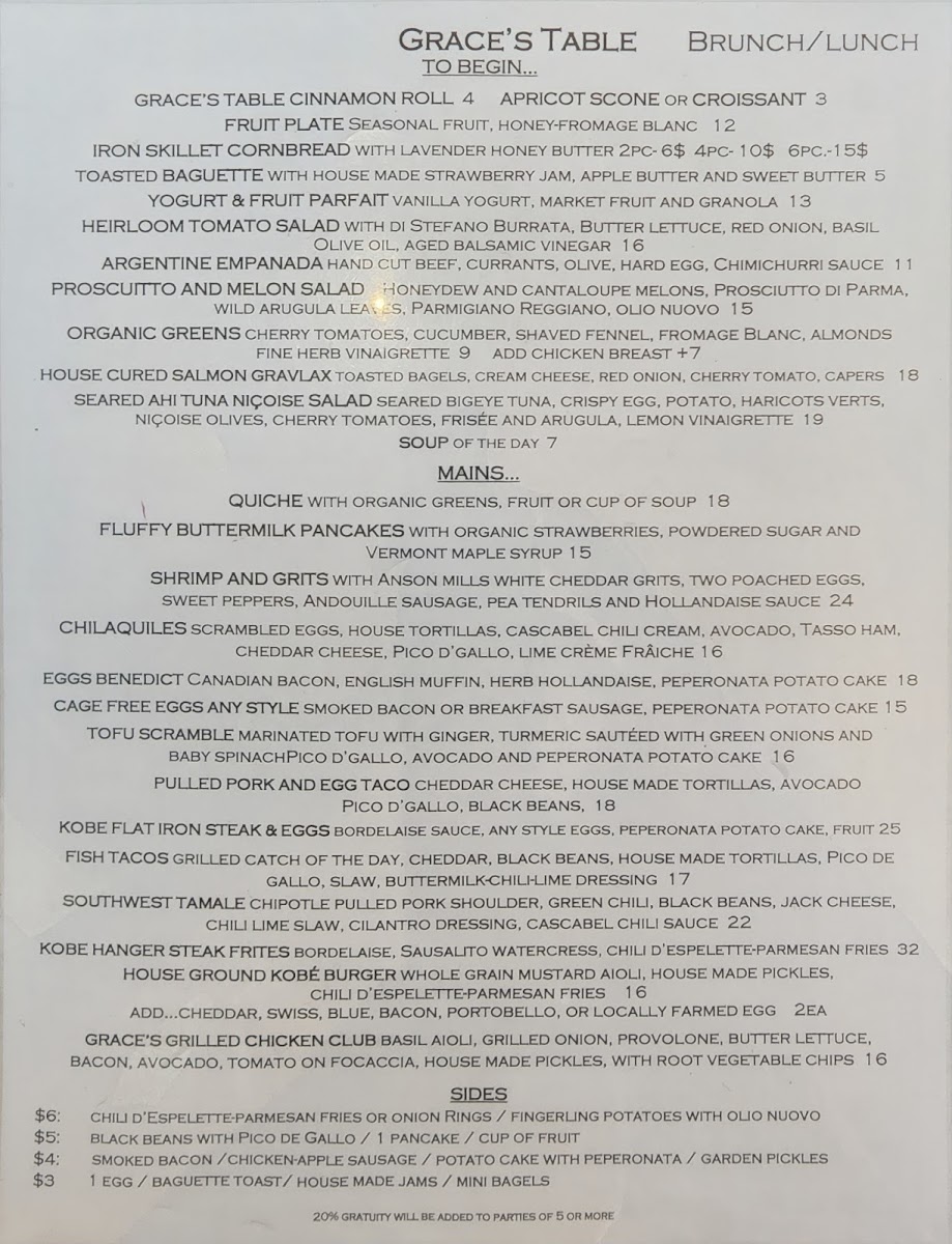 Grace's Table - 5