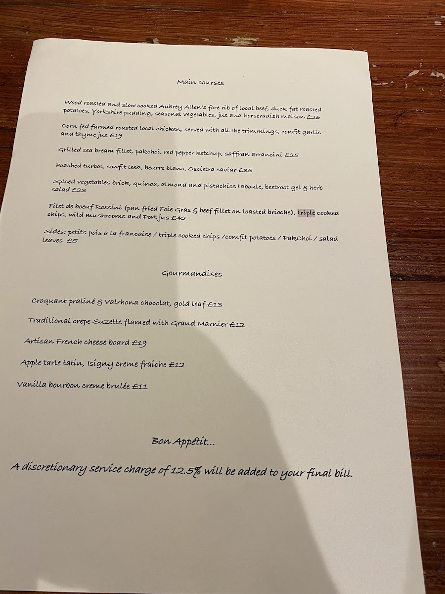 La table d’Alix at The Plough - 2