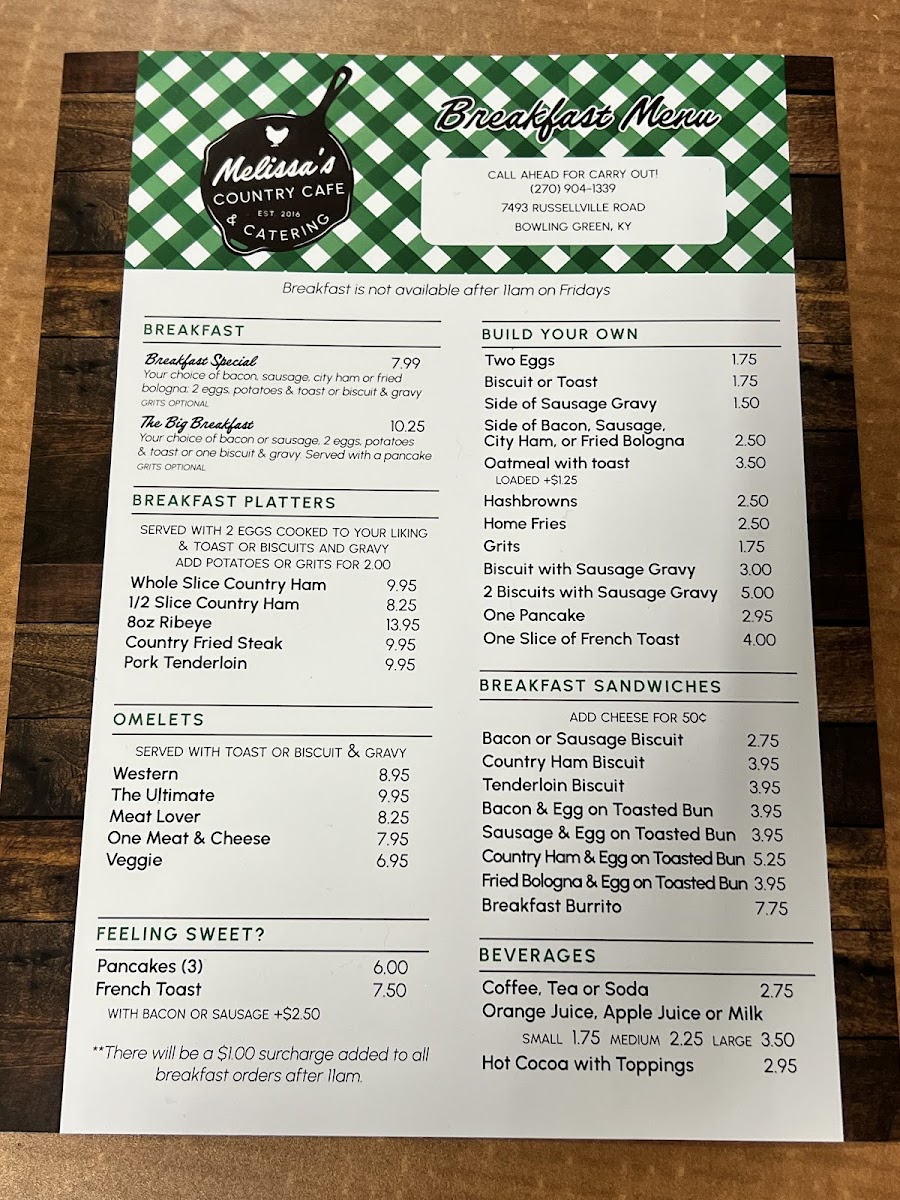 Melissa's Country Cafe - 2