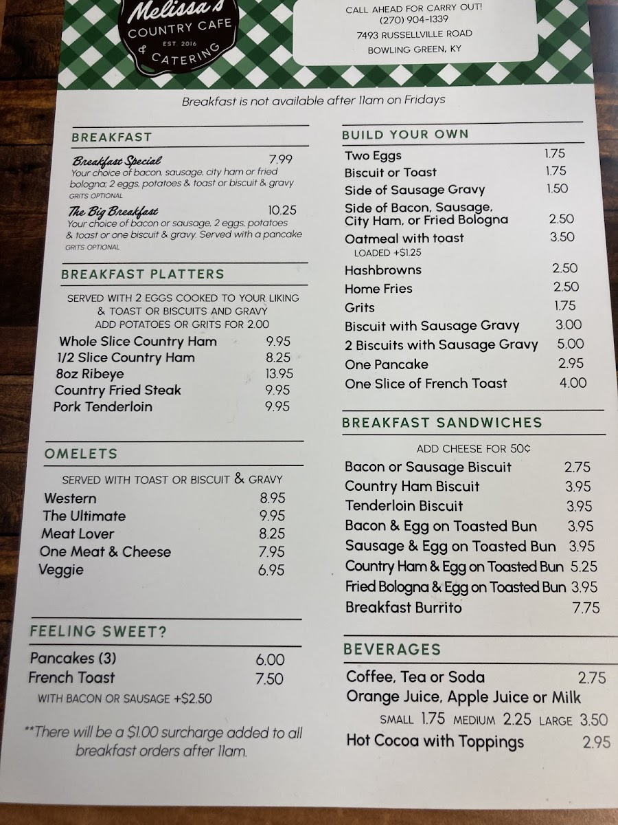 Melissa's Country Cafe - 5