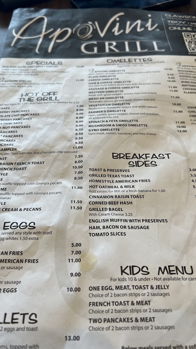 Apovini Grill - Troy - 2