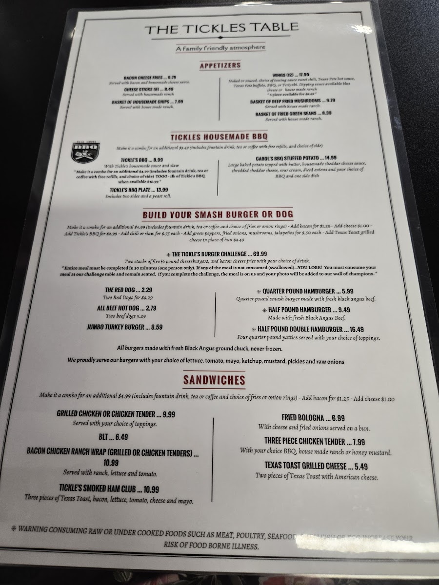 The Tickles Table - 1