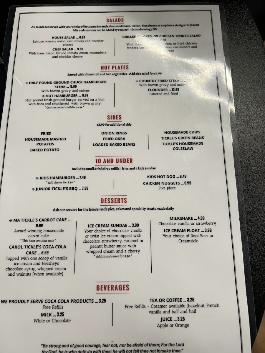 The Tickles Table - 10