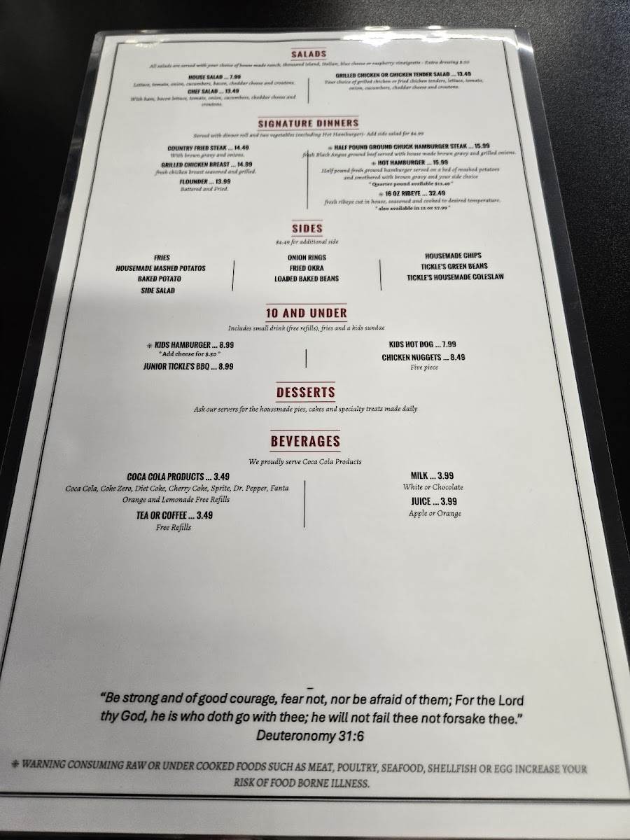 The Tickles Table - 2