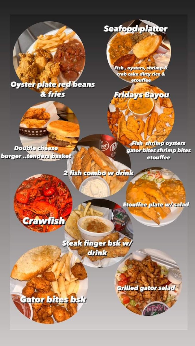Fridays Seafood and more llc - 1