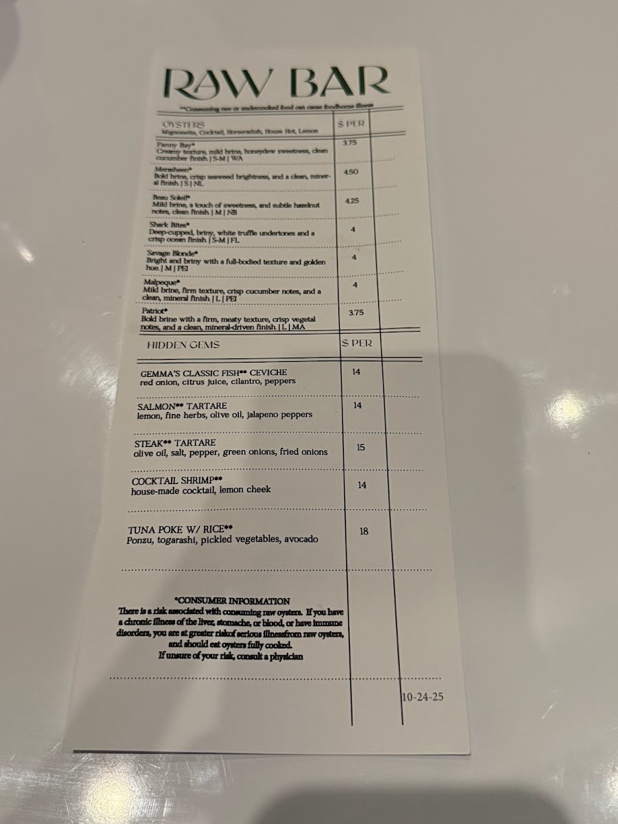 Gemma Fish + Oyster - 1