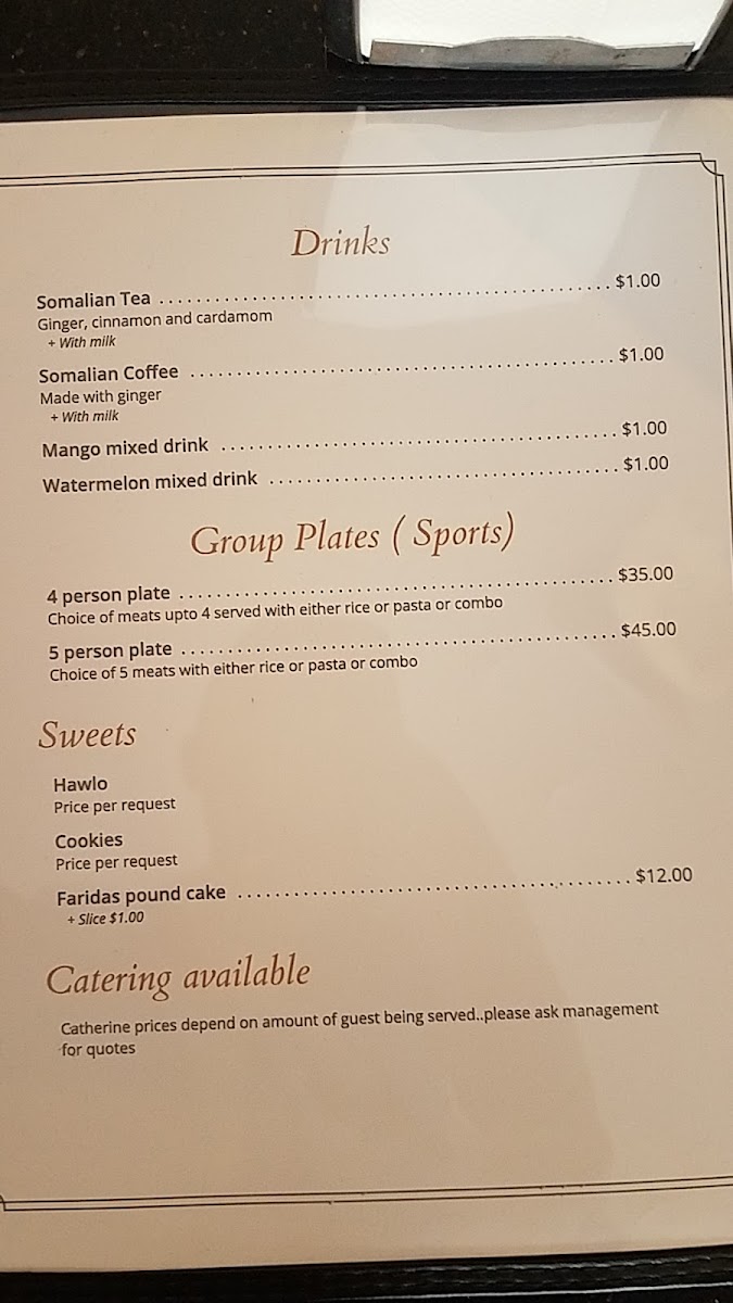 Faridas Somali Cuisine - 2