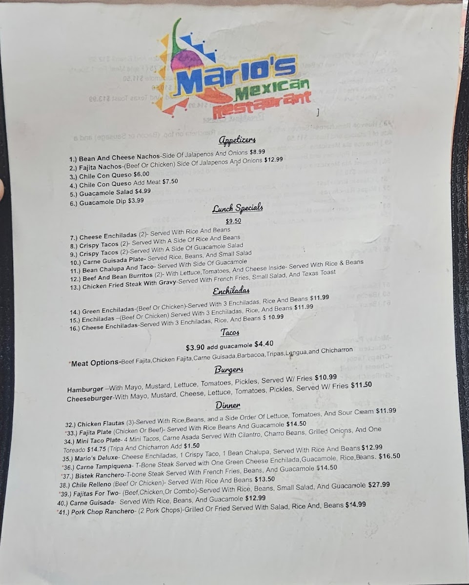 Mario's Mexican Restaurant - 1