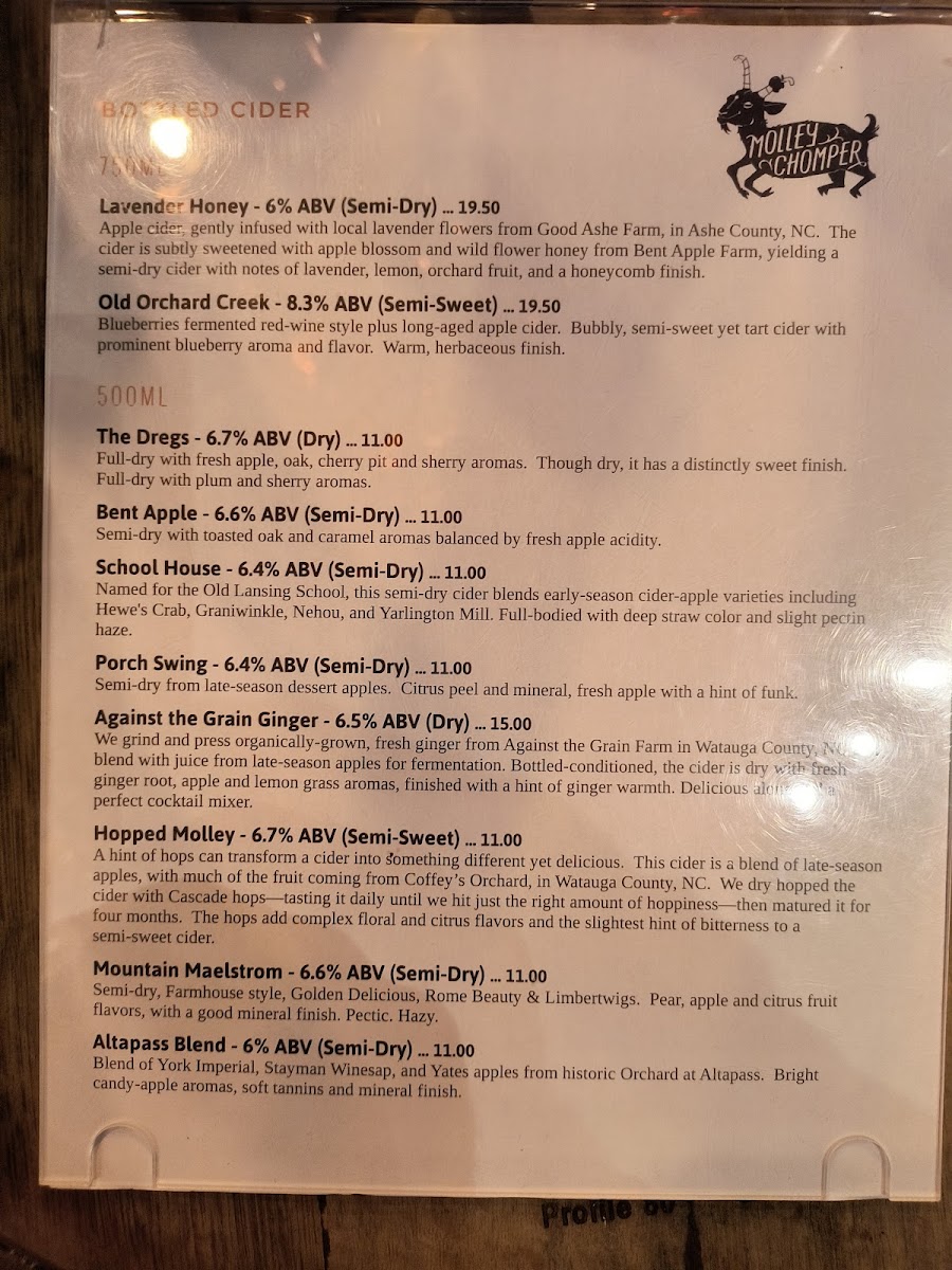 Molley Chomper Hard Cider - 3