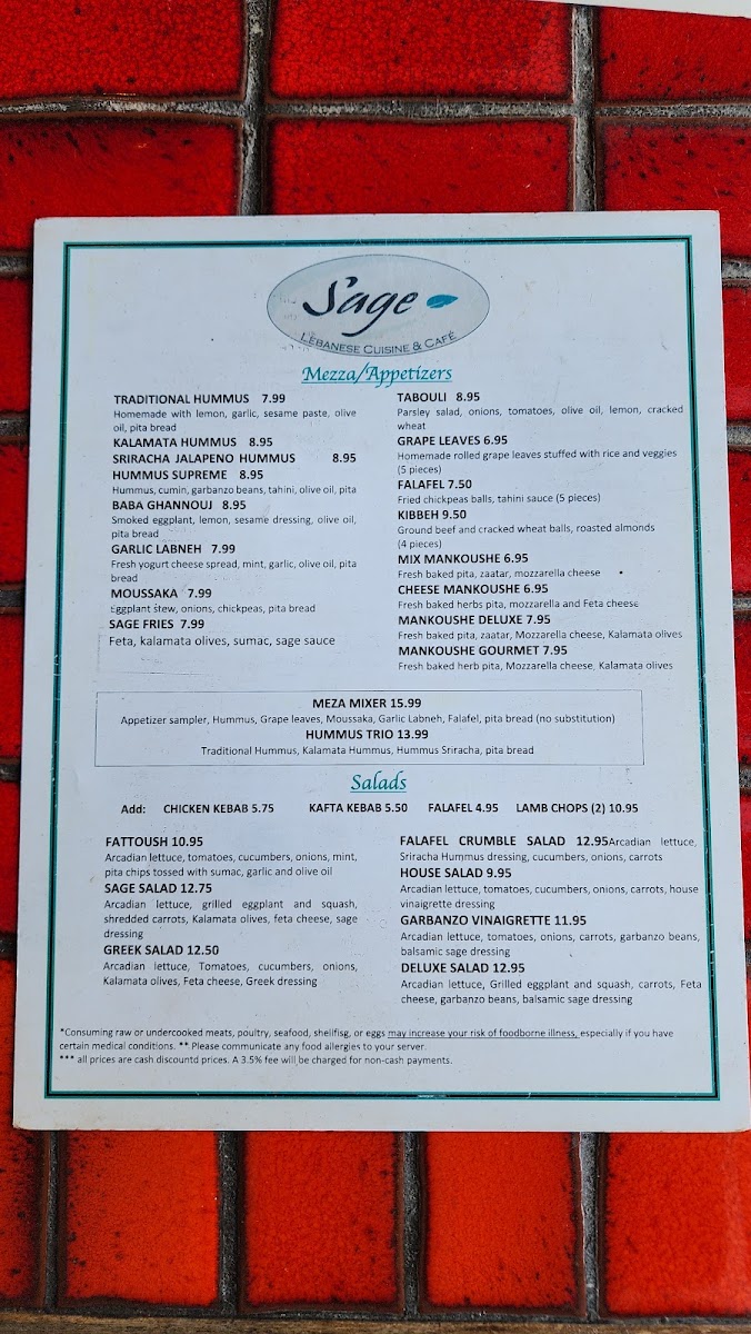 Sage Lebanese Cuisine & Cafè - 3