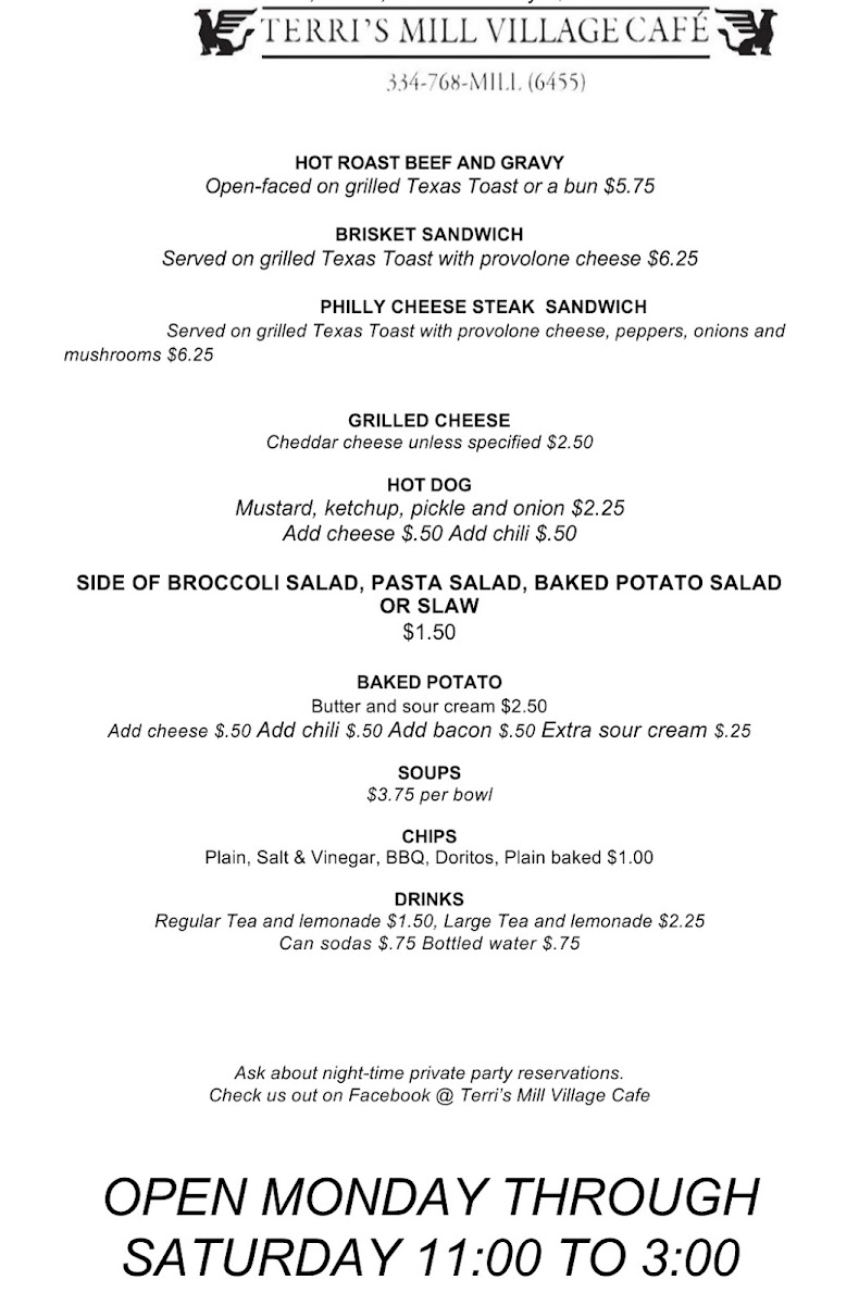 Terri's Mill Village Cafe - 4