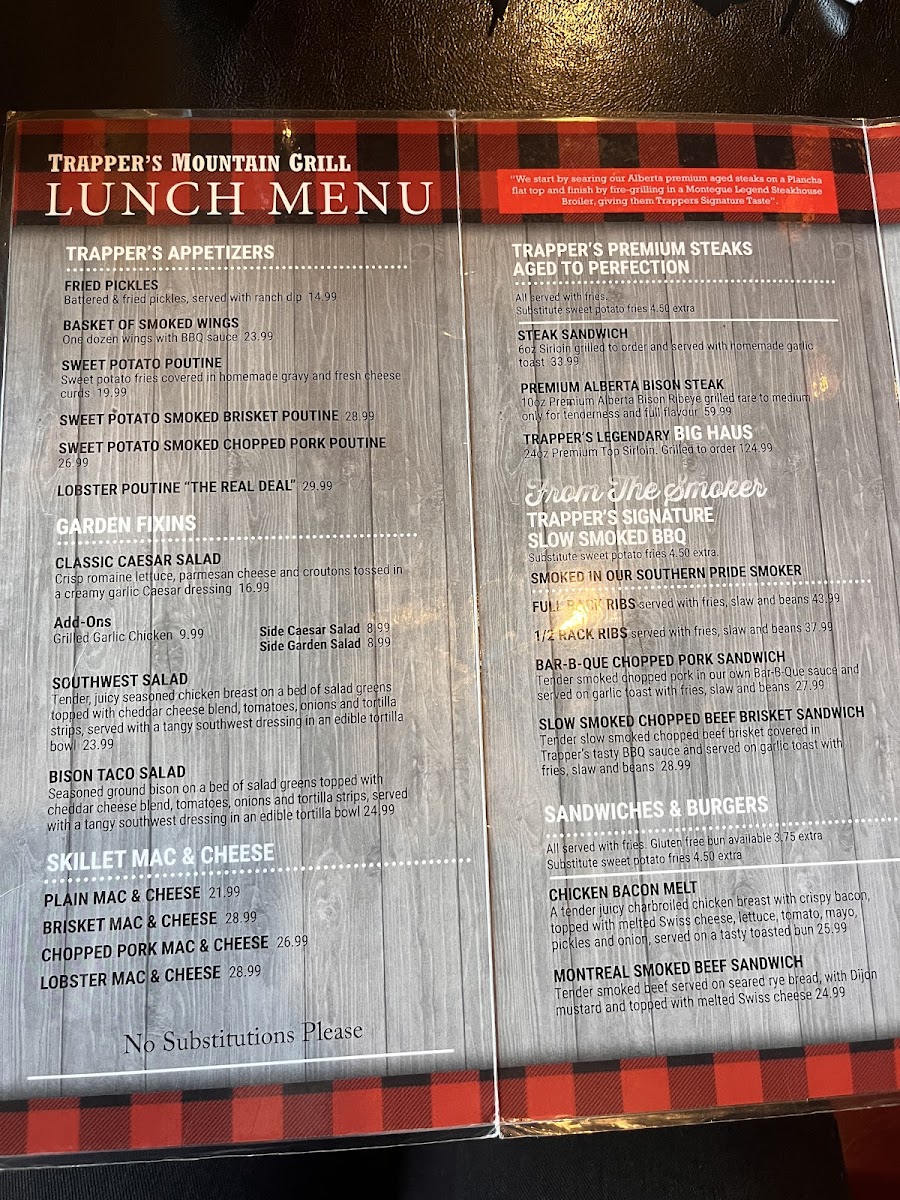 Trappers Mountain Grill - 1