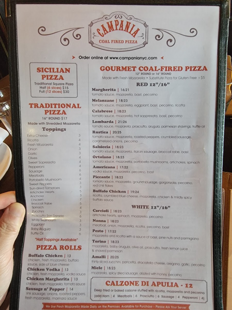 Campania Coal-Fired Pizza - 1