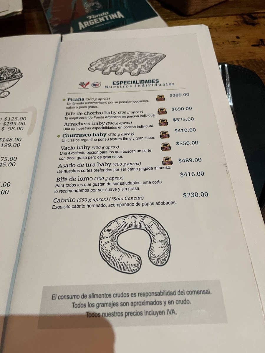 Fonda Argentina Playa de Carmen - 1